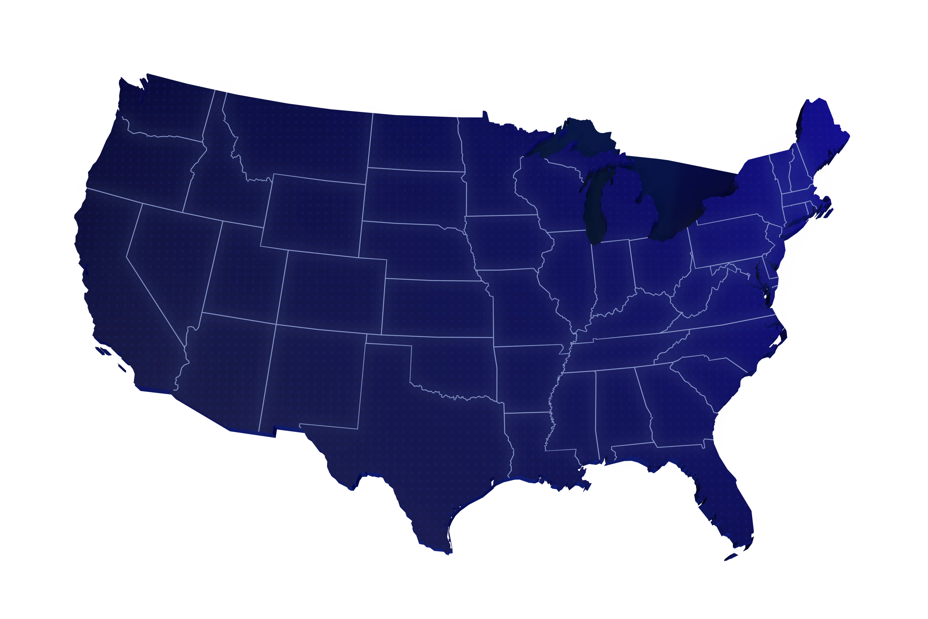 A map of the United States with every city on the list marked live, opening or planned